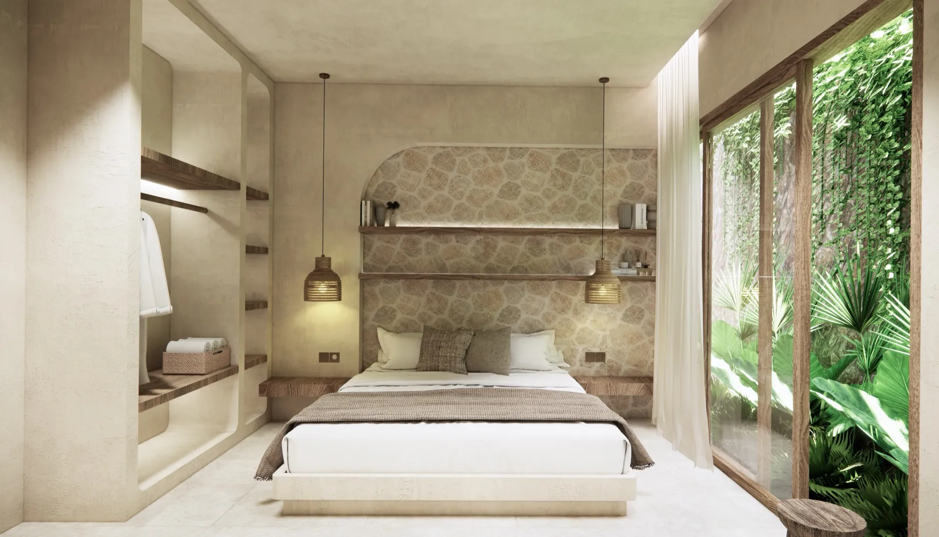 Double villa master bedroom